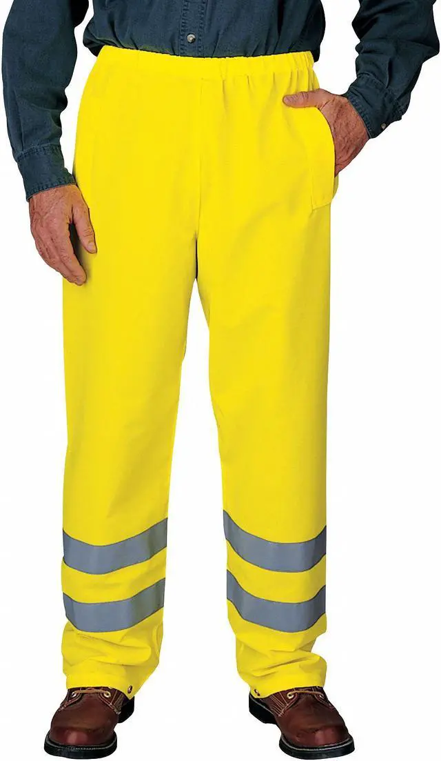 Main image of OCCUNOMIX LUX-TENBR-YS Breathable Pants,High Visibility Yellow,Size 28