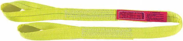 Main image of LIFT-ALL EE2801DTX4 Web Sling, Type 4, 4 ft L, 1 in W, Polyester, Yellow