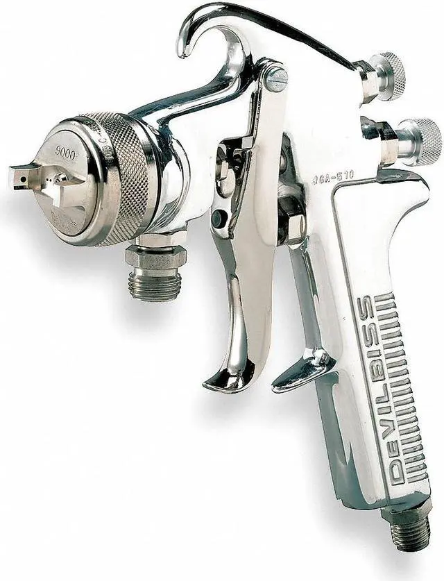 Main image of DEVILBISS JGA-510-90FW Pressure Feed Spray Gun,0.063In/1.6mm