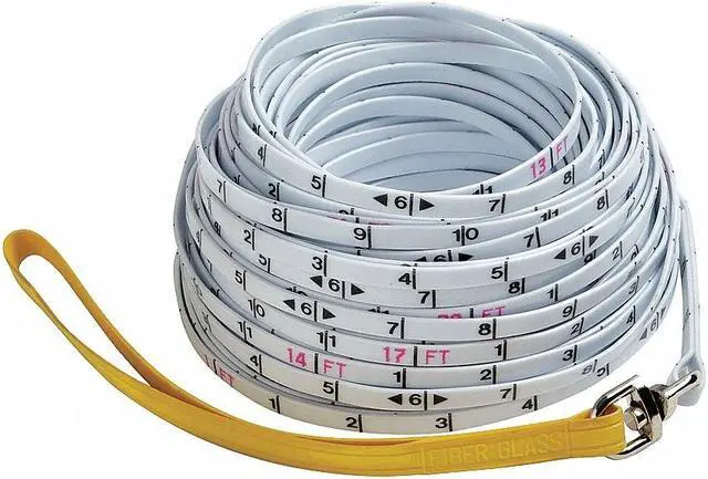 Alt view image 2 of 4 - Keson Surveyor Rope,1/4 In x 100 ft,In./Ft.  SR-10-100