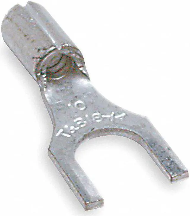 Main image of STA-KON B14-10F 18-14 AWG Non-Insulated Fork Terminal #10 Stud PK100