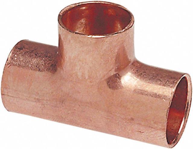 Alt view image 2 of 2 - NIBCO 611R 11/4X11/4X3/8 1-1/4" x 1-1/4" x 3/8" NOM C Copper Reducing Tee