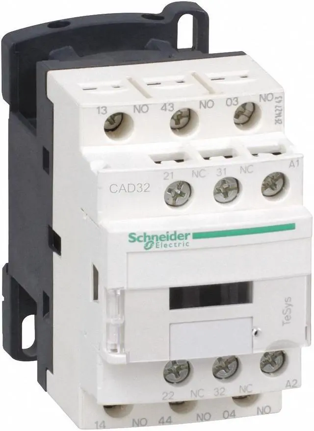 Alt view image 3 of 3 - SCHNEIDER ELECTRIC CAD32T7 IEC Control Relay3NO/2NC480VAC10A