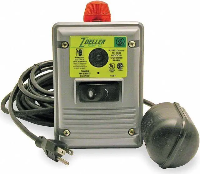 Alt view image 3 of 3 - ZOELLER 10-0682 Outdoor High Water Alarm,Auto Reset