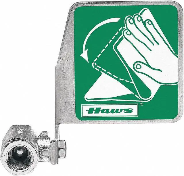 Alt view image 2 of 2 - HAWS SP229 Ball Valve, Chrome Plated Brass, Stainless Steel, Silver, For Use