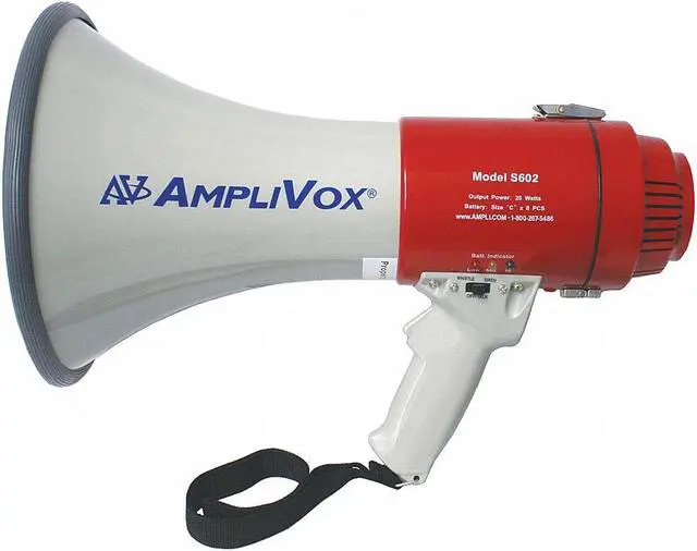 Alt view image 10 of 12 - AmpliVox S602R Mity-Meg 25-Watt Megaphone