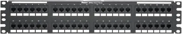 Main image of Panduit Patch Panel, CRS, Category Type: 5e, Panel Type: 110, Panel Style: Flat