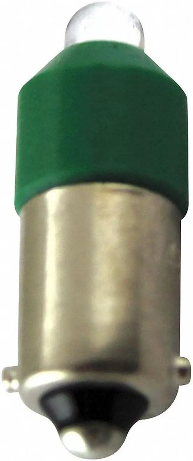Alt view image 2 of 2 - EATON E22LED024GN Miniature LED Bulb,24 Volts,Green
