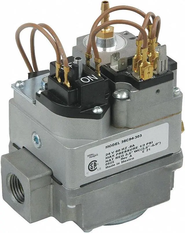 Alt view image 2 of 3 - WHITE-RODGERS 36C94-303 Gas Valve, NG/LP, Hot Surface Ignition and Direct Spark