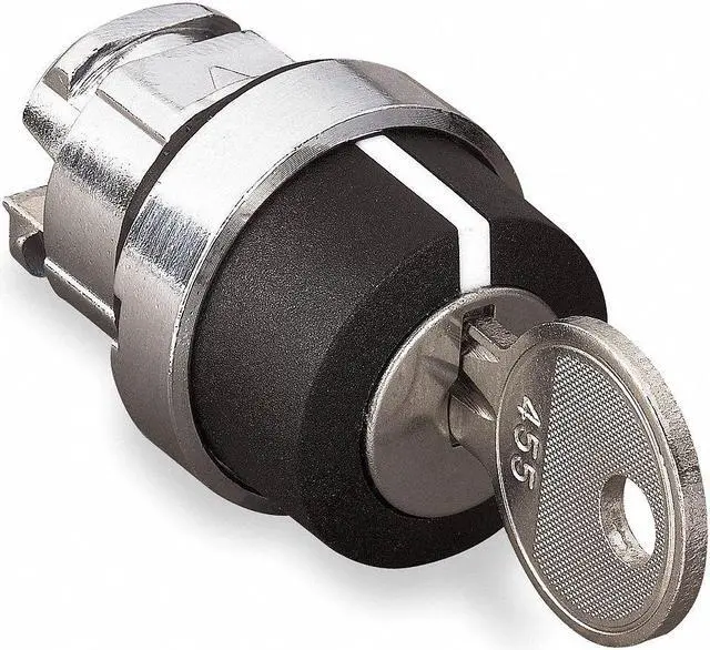 Main image of SCHNEIDER ELECTRIC ZB4BG6 Non-Illum Selector Swtch,22mm,2 Pos,Keyd