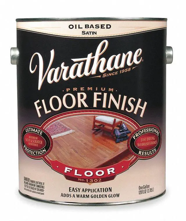 Alt view image 3 of 3 - RUST-OLEUM 130031 Floor Finish,Crystal Clear,Gloss,1 gal.