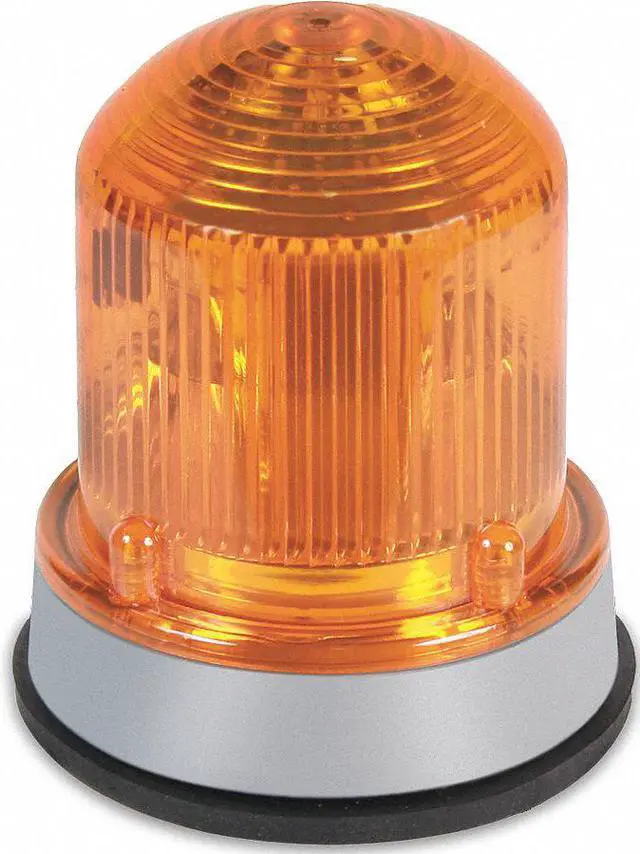 Main image of Warning Light, LED, 120VAC, Amber, 65 FPM