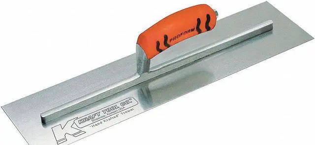 Main image of KRAFT TOOL CF201PF Cement Trowel,Flat,10in L,Steel
