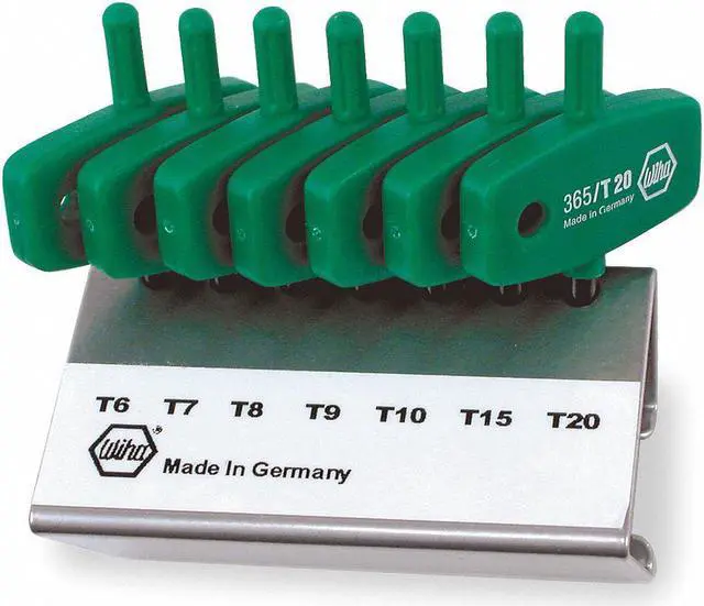 Alt view image 2 of 8 - Torx Key Set, T6 - T20, Wing, Short