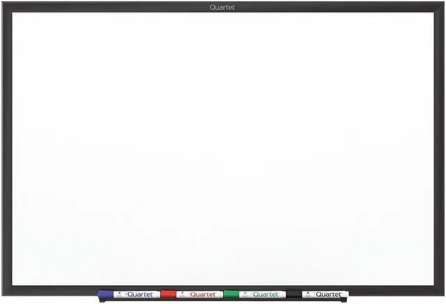 Alt view image 2 of 2 - Quartet Standard Magnetic Whiteboard, 60"w x 36"h, Black Aluminum Frame