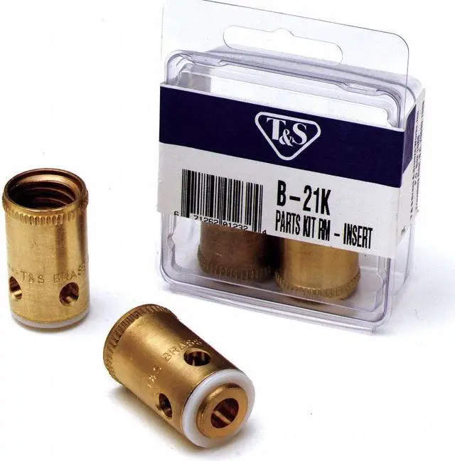 Alt view image 3 of 3 - T&S BRASS B-21K Spindle Kit, Incl LH/RH Inserts, Gaskets