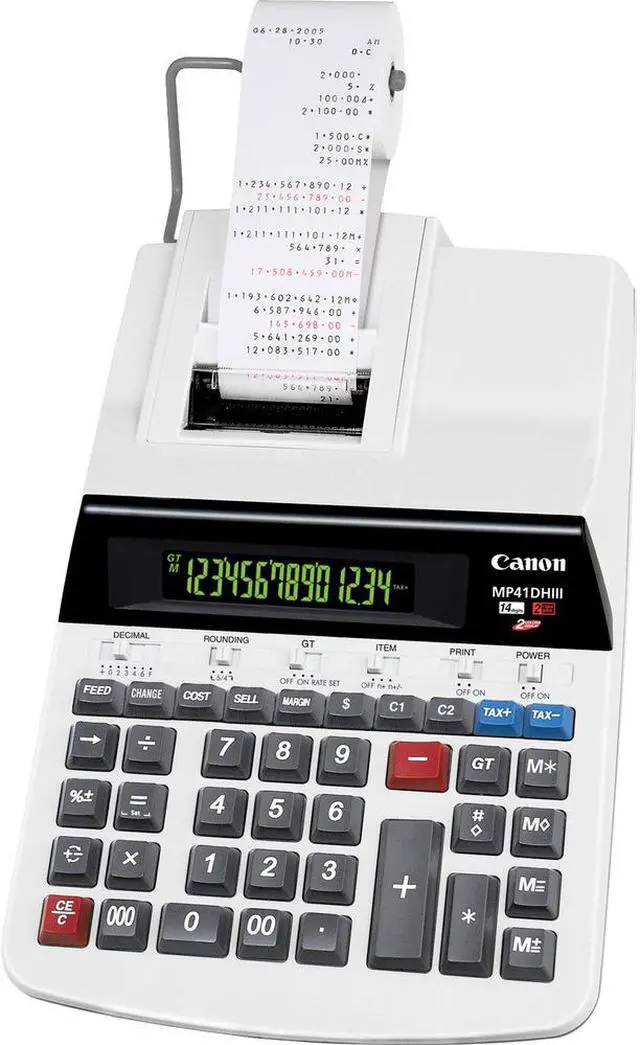 Alt view image 6 of 20 - Canon Printing Calculator MP41DHIII