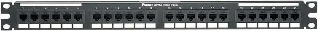 Alt view image 4 of 5 - Panduit Patch Panel,Cat 5e,Rack Mt,24 Port HAWA DP245E88TGY