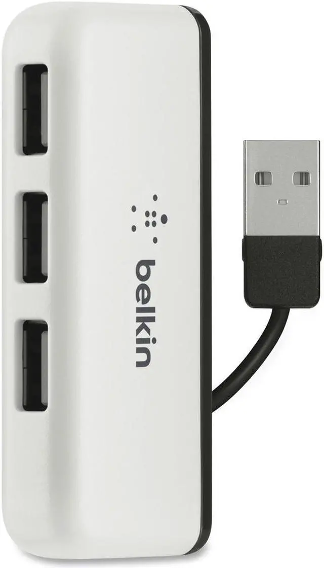 Alt view image 8 of 14 - Belkin 4-port Travel Hub