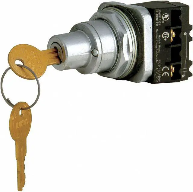 Main image of Siemens Non-Illum Selector Switch,2P,Blk,Chrome  52SC6AFA1