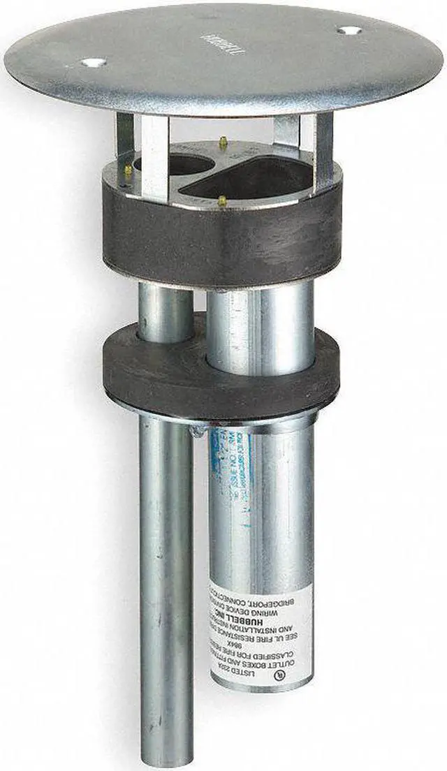 Alt view image 4 of 8 - HUBBELL WIRING DEVICE-KELLEMS S1PTAVFIT Fire Rated Poke Through System, 1 Gang,