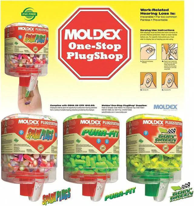 Alt view image 2 of 5 - Ear Plugs, 33dB, W/o Cord, Univ