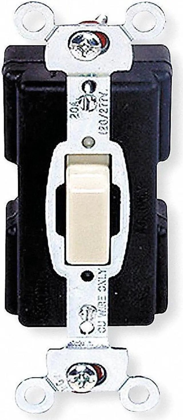 Main image of HUBBELL WIRING DEVICE-KELLEMS HBL1281I Wall Swtch,1-Pol,120/277V,20A,Ivry,Press
