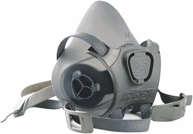 Main image of MOLDEX 7802 Half Mask Respirator, 7800, Not Rated, Bayonet, Size M 0 Cartridges