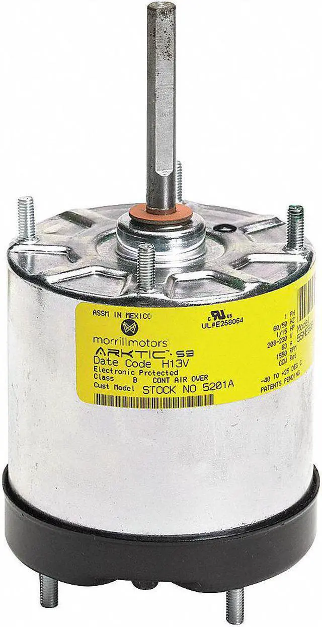 Alt view image 2 of 2 - MORRILL 5200A Brushless DC Motor,ECM,1/15 HP,208/230V