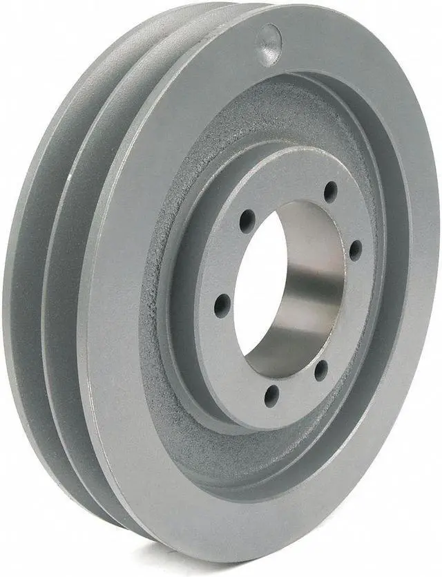 Alt view image 2 of 2 - TB WOOD'S 5V902 1/2" to 2-1/2" Bushed Bore 2-Groove Standard V-Belt Pulley