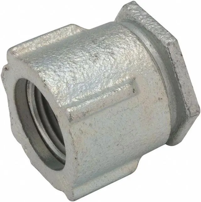 Main image of RACO 1505 IMC Coupling, 1-1/4 in, Threaded, Iron, Zinc Plated, Gray