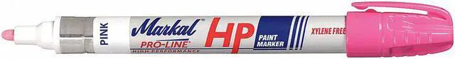 Alt view image 2 of 2 - MARKAL 96973 Permanent Liquid Paint Marker, Medium Tip, Pink Color Family, Paint