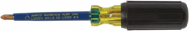 Alt view image 2 of 2 - AMPCO SAFETY TOOLS IS-1099 Insulated Non-Sparking Phillips Screwdriver #2 Round