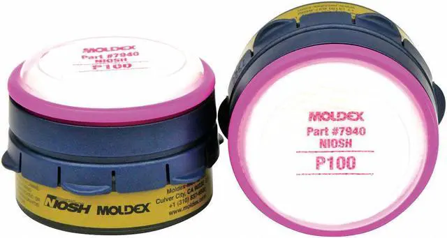Main image of MOLDEX 7640 Multi-Gas Combination Cartridge, Bayonet, Olive/Magenta