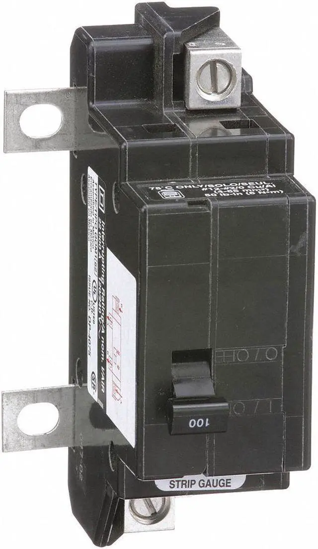 Main image of SQUARE D QOM100VH Miniature Circuit Breaker, QO Series, 100A, 2 Pole, 120/240V