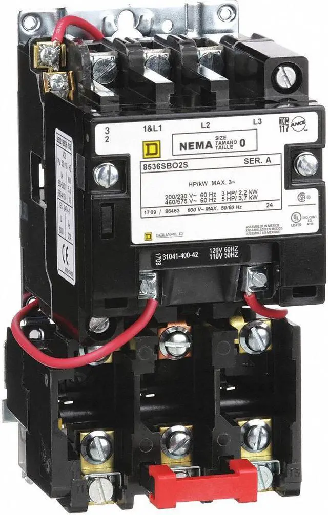 Alt view image 5 of 5 - SQUARE D 8536SBO2V02S Nonreversing Magnetic Motor Starter, No Enclosure NEMA