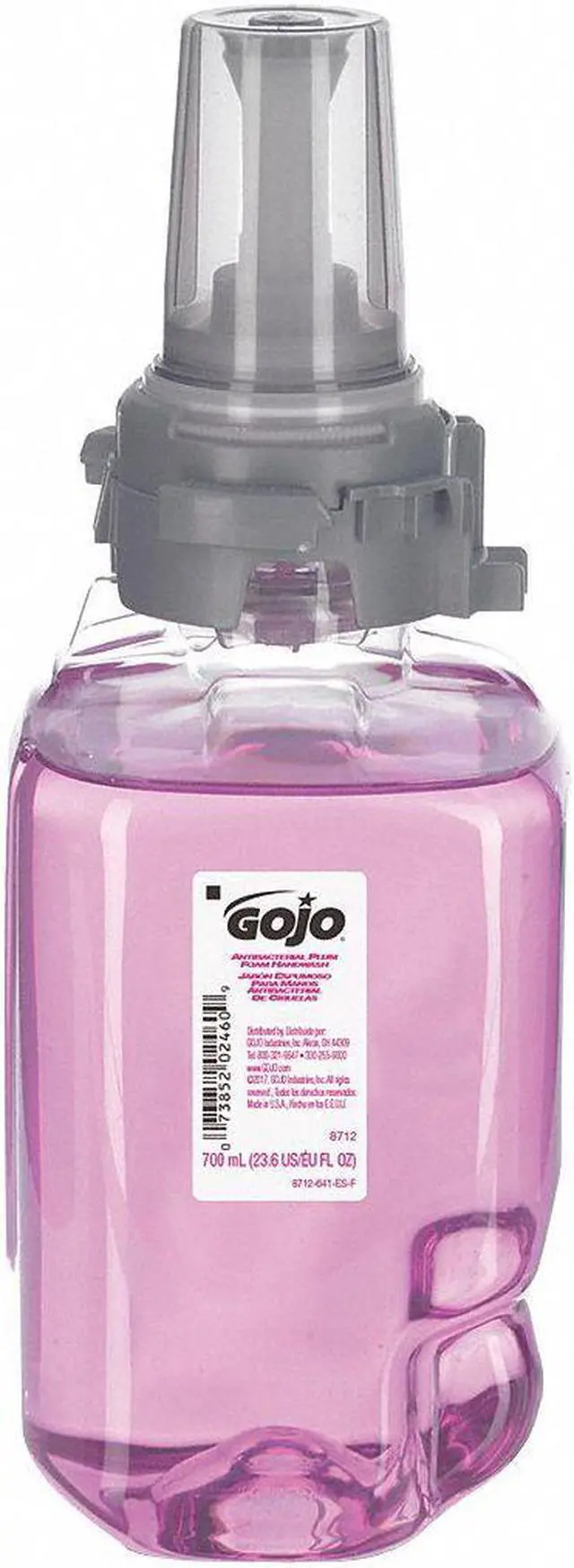 Main image of Gojo Plum,  Foam,  Hand Soap,  700mL,  Cartridge,  ADX,  PK 4 700mL 8712-04