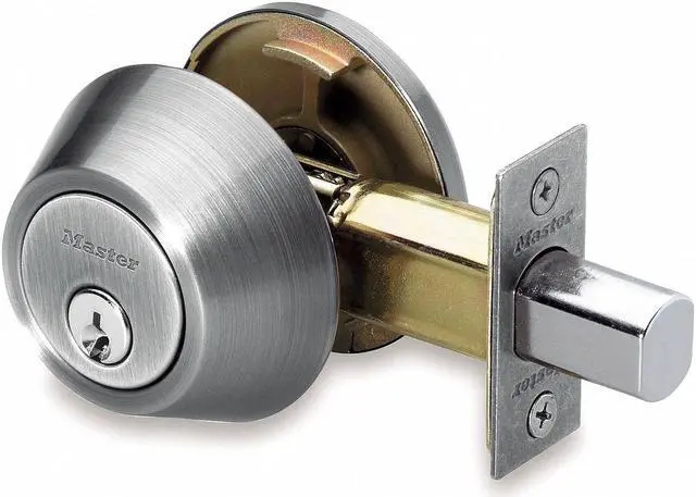 Main image of Master Lock Heavy-Duty QDB2-Series Deadbolt, Single-Cylinder, Different
