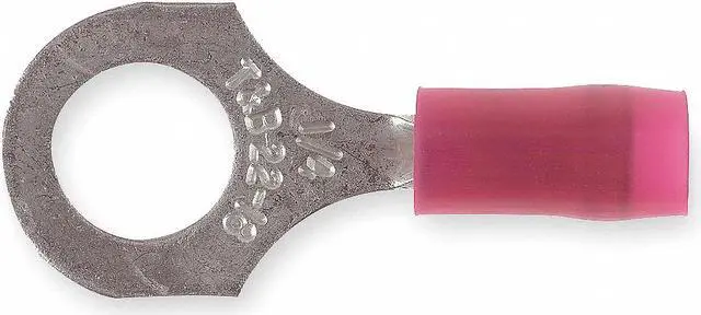 Main image of STA-KON RA18-14 22-16 AWG Nylon Ring Terminal 1/4" Stud PK100