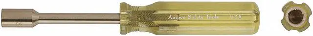 Alt view image 2 of 2 - AMPCO SAFETY TOOLS ND-10MM Nut Driver, 10.0mm, Solid, Fluted, 5-1/8 in.