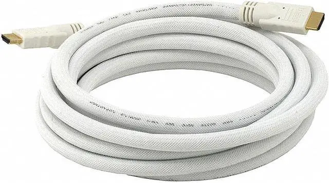 Alt view image 3 of 3 - Monoprice Commercial Series High Speed HDMI Cable, 4K @ 24Hz, 10.2Gbps, 24AWG, CL2, 15ft, White