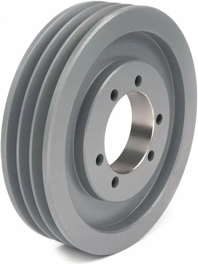 Alt view image 2 of 2 - TB WOOD'S 1103C 7/8" to 3-1/2" Bushed Bore 3-Groove Standard V-Belt Pulley