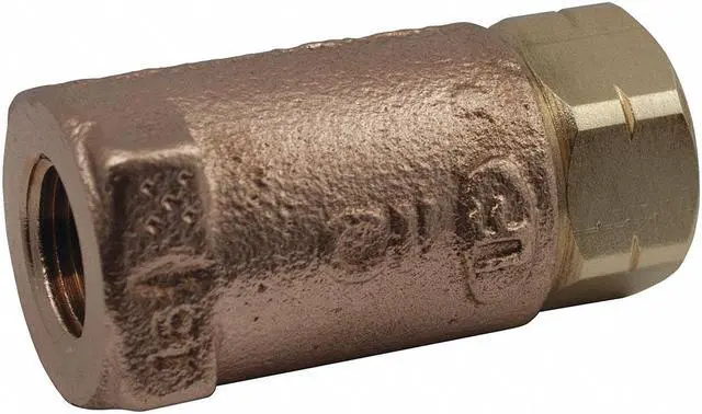 Alt view image 2 of 3 - APOLLO VALVES 61LF50301 1/2" FNPT Lead Free Bronze Ball Cone Check Valve