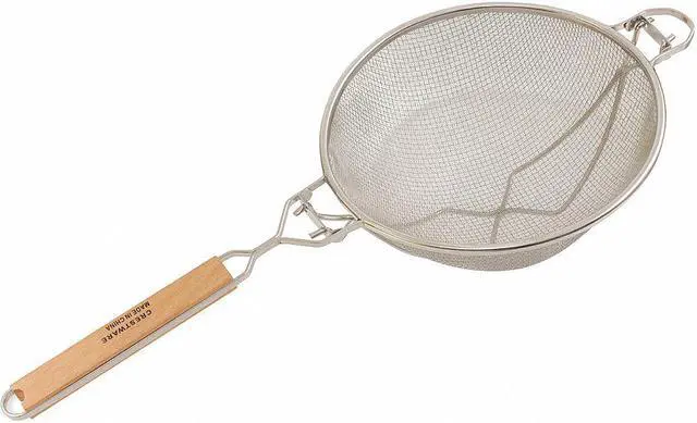 Main image of CRESTWARE WHSHD10 Mesh Strainer,Heavy Duty Double Mesh