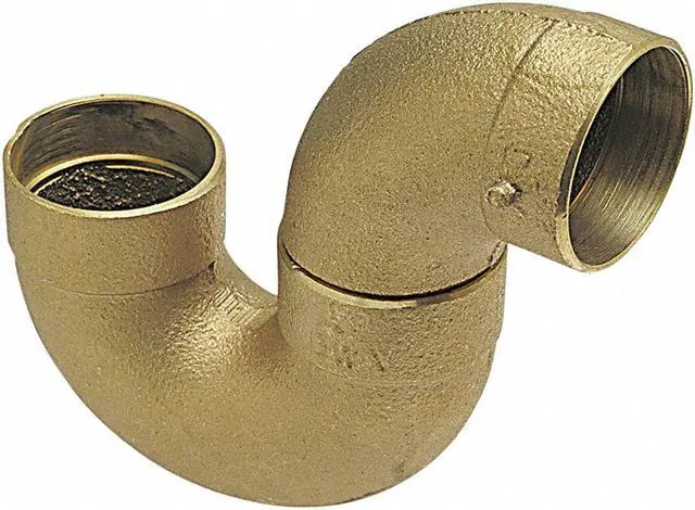 Alt view image 3 of 3 - NIBCO 885 11/2 Cast Bronze, Trap, P-Trap