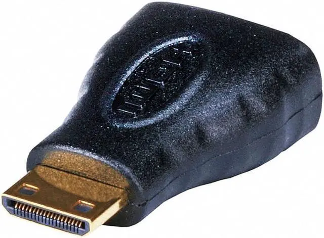 Alt view image 3 of 6 - Monoprice HDMI Mini Connector Male to HDMI Connector Female Adapter, Compatible for DSLR Camera, Laptop, Camcorder, Graphics Video Card