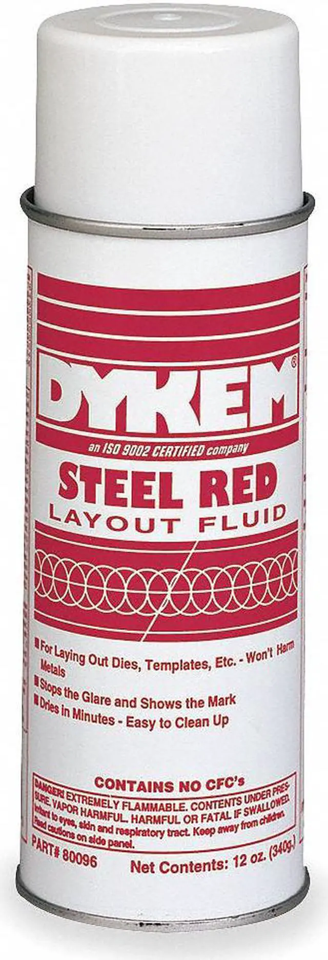 Main image of DYKEM 80096 Layout Fluid, Red, 12 Oz. Net