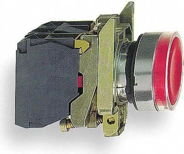 Alt view image 2 of 2 - SCHNEIDER ELECTRIC XB4BW34B5 Illuminated Push Button,22mm,Red