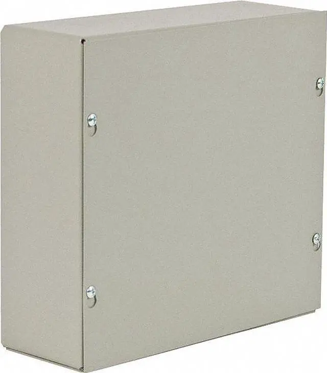 Main image of 10"H x 8"W x 6"D Metallic Enclosure, Gray, Knockouts: No, Screws Closure Method