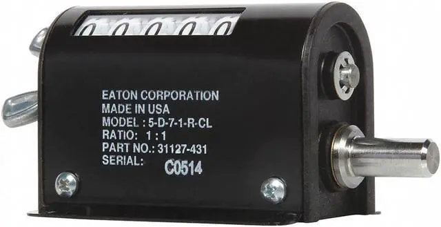 Alt view image 2 of 3 - EATON 5-D-7-1-R-CL Counter,Mechanical,Clockwise Roation